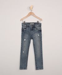 Calca-Jeans-Infantil-Skinny-Destroyed-Azul-Medio-9978832-Azul_Medio_1