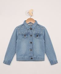 Jaqueta-Jeans-Infantil-com-Perolas-Azul-Medio-9966242-Azul_Medio_1