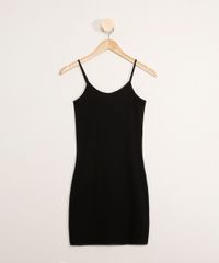 Vestido-de-Tule-Juvenil-com-Paetes-Manga-Curta-Preto-9967652-Preto_4