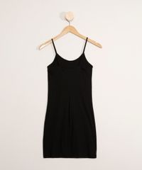 Vestido-de-Tule-Juvenil-com-Paetes-Manga-Curta-Preto-9967652-Preto_5