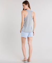 Pijama-Feminino-com-Estampa-de-Coracao-Alca-Media-Cinza-Mescla-9122648-Cinza_Mescla_2
