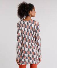 Sueter-Feminino-Longo-Estampado-Geometrico-em-Trico-Decote-V-Manga-Longa-Laranja-Escuro-8926745-Laranja_Escuro_2