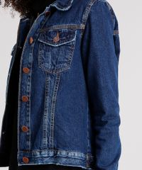 Jaqueta-Jeans-Feminina-com-Bolsos-Azul-Escuro-9102255-Azul_Escuro_4
