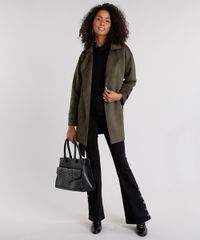 Casaco-Feminino-em-Suede-com-Faixa--Verde-Militar-8866059-Verde_Militar_3