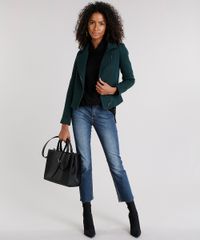 Jaqueta-Feminina-Biker-com-Ziper-Lateral-Verde-Escuro-8889290-Verde_Escuro_3