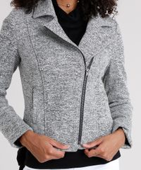 Jaqueta-Feminina-Biker-com-Ziper-Lateral-Cinza-Mescla-Escuro-8889290-Cinza_Mescla_Escuro_4