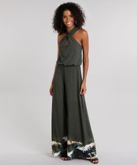 Macacao-Feminino-Pantalona-Estampado-com-Decote-Transpassado--Verde-Escuro-9110414-Verde_Escuro_1