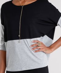 Blusa-Feminina-Bicolor-com-Manga-Morcego-Decote-Redondo-Preta-9119297-Preto_4
