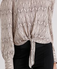 Blusa-Feminina-Ciganinha-Estampada-com-No-Manga-Longa-Kaki-8921061-Kaki_4