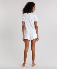Pijama-Feminino-com-Estampa-de-Poa-Manga-Curta-Cinza-Mescla-Claro-9084339-Cinza_Mescla_Claro_2