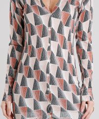 Cardigan-Feminino-Longo-Estampado-Geometrico-em-Trico-Decote-V-Manga-Longa-Laranja-Escuro-8926743-Laranja_Escuro_4