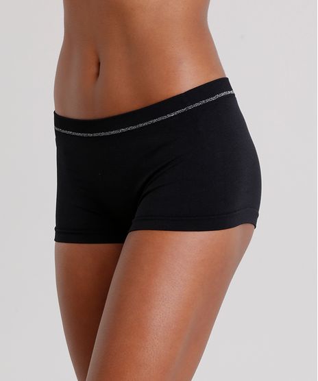 Calcinha-Feminina-Calecon-sem-Costura-com-Lurex-Preta-8970813-Preto_1
