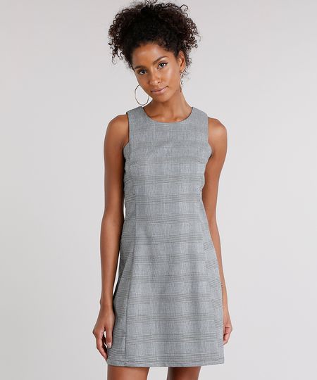 Vestido-Feminino-Xadrez-em-Jacquard-Curto-Decote-Redondo-Preto-8543167-Preto_1 Vestido-Feminino-Xadrez-em-Jacquard-Curto-Decote-Redondo-Preto-8543167-Preto_1
