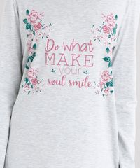 Camisola-Feminina-com-Estampa-Floral-Manga-Longa-Cinza-Mescla-9084302-Cinza_Mescla_3