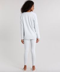 Pijama-Feminino-com-Renda-Manga-Longa-Cinza-Mescla-Claro-9120672-Cinza_Mescla_Claro_2