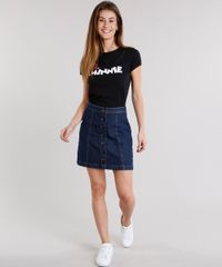 Saia-Jeans-Feminina-Evase-com-Botoes-Curta-Azul-Escuro-9133688-Azul_Escuro_3