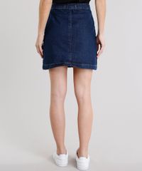 Saia-Jeans-Feminina-Evase-com-Botoes-Curta-Azul-Escuro-9133688-Azul_Escuro_4