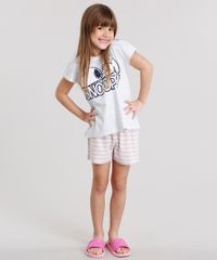 Pijama-Infantil-Snoopy-Manga-Curta-Cinza-Mescla-Claro-9133008-Cinza_Mescla_Claro_1