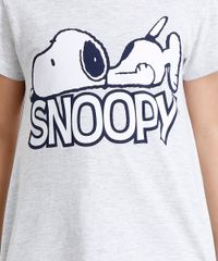 Pijama-Infantil-Snoopy-Manga-Curta-Cinza-Mescla-Claro-9133008-Cinza_Mescla_Claro_4