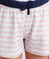 Pijama-Infantil-Snoopy-Manga-Curta-Cinza-Mescla-Claro-9133008-Cinza_Mescla_Claro_5