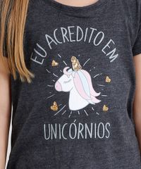 Blusa-Infantil-Unicornio-com-Bordado-de-Paetes-Manga-Curta-Decote-Redondo-Cinza-Mescla-Escuro-9168465-Cinza_Mescla_Escuro_5