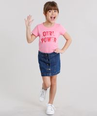Blusa-Infantil--Girl-Power--Manga-Curta-Decote-Redondo-em-Algodao---Sustentavel-Rosa-9168467-Rosa_3
