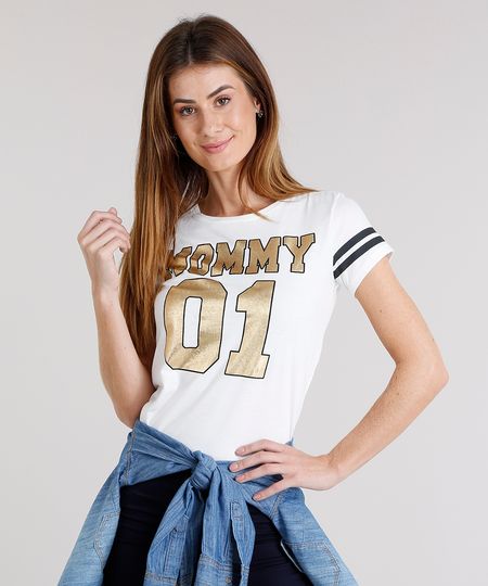 Blusa-Feminina--Mommy-01--Manga-Curta-Decote-Redondo-em-Algodao---Sustentavel-Off-White-9171020-Off_White_1