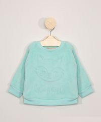Blusa-Infantil-Unicornio-Fleece-Verde-9820740-Verde_1_1