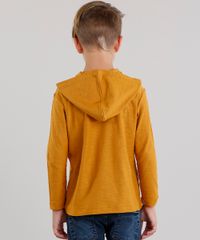 Camiseta-Infantil-Basica-com-Capuz-com-Bolso-Manga-Longa-em-Algodao---Sustentavel-Amarelo-Escuro-9128697-Amarelo_Escuro_2