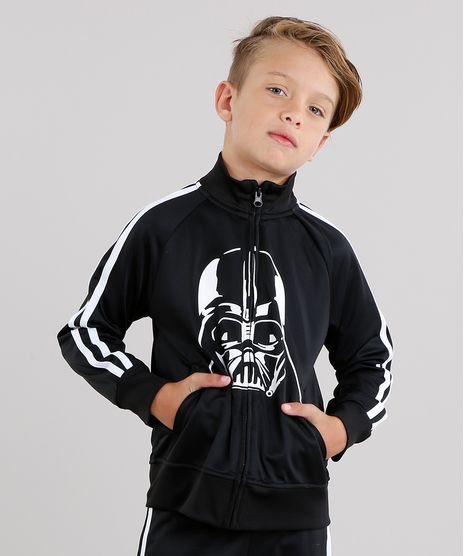 Jaqueta-Infantil-Darth-Vader-Esportiva-com-Listras-Laterais-em-Moletom-Preta-8838734-Preto_1