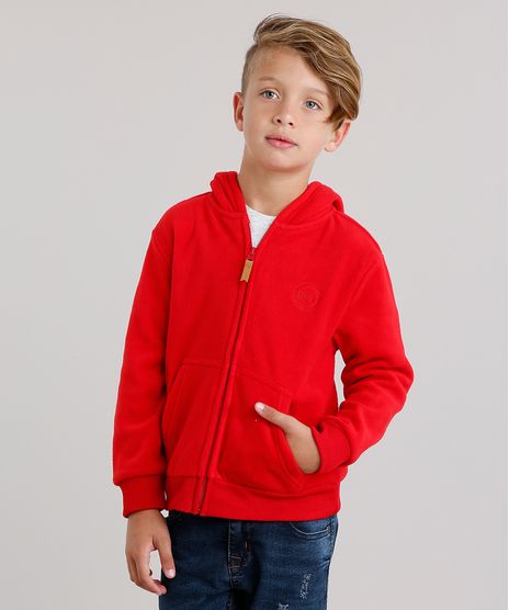 Blusao-Infantil-Basico-em-Fleece-com-Capuz-e-Bolsos-Vermelho-8838148-Vermelho_1
