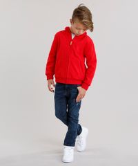 Blusao-Infantil-Basico-em-Fleece-com-Capuz-e-Bolsos-Vermelho-8838148-Vermelho_3