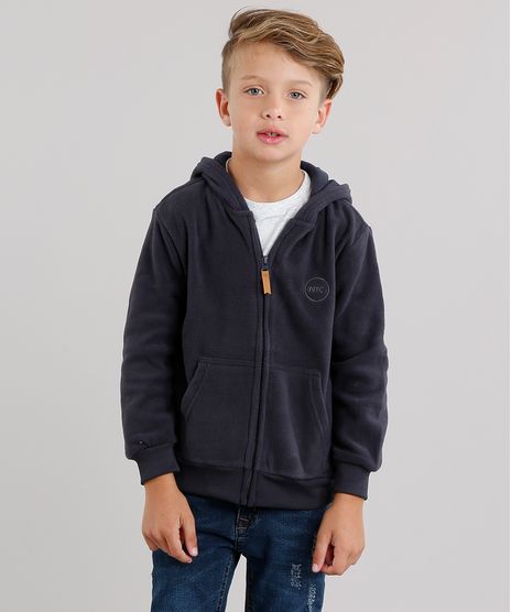 Blusao-Infantil-Basico-em-Fleece-com-Capuz-e-Bolsos-Chumbo-8838148-Chumbo_1