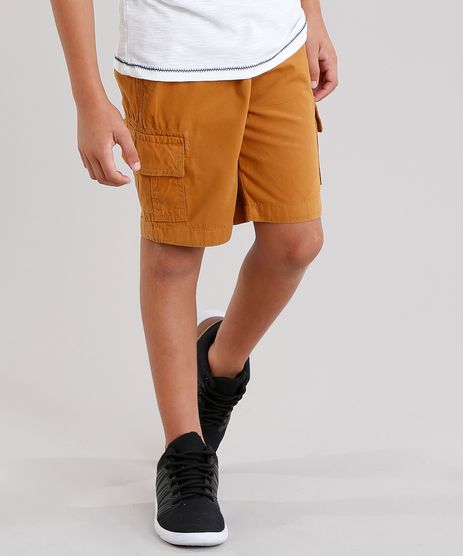Bermuda-Infantil-Cargo-com-Bolsos-Caramelo-8729712-Caramelo_1