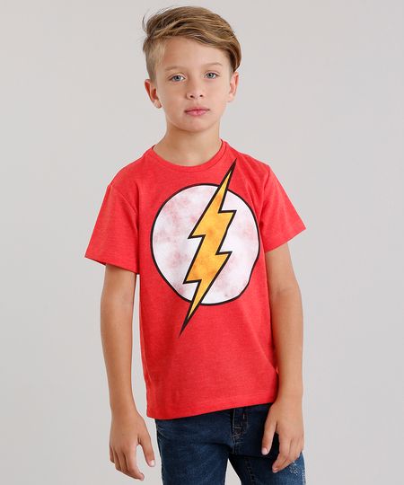 Camiseta-Infantil-The-Flash-Manga-Curta-Gola-Careca-Vermelha-9113219-Vermelho_1