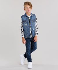 Camiseta-Infantil-Batman-Estampada-de-Quadrinhos-Manga-Longa-Gola-Careca-Branca-9139700-Branco_3