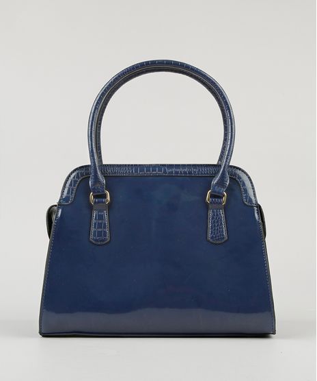 Bolsa-Feminina-Shoulder-em-Verniz-com-Bolsos-Azul-Marinho-8505679-Azul_Marinho_1