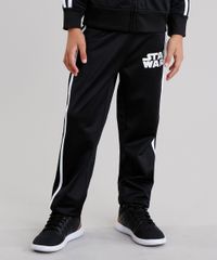 Calca-Infantil-Star-Wars-Esportiva-em-Moletom-com-Listras-Laterais-Preta-8838708-Preto_1