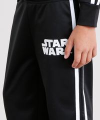 Calca-Infantil-Star-Wars-Esportiva-em-Moletom-com-Listras-Laterais-Preta-8838708-Preto_4