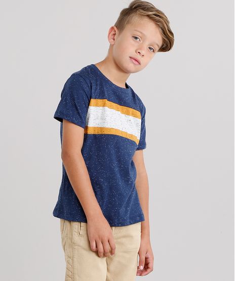 Camiseta-Infantil-com-Recortes-em-Listras-Manga-Curta-Decote-Careca-Azul-Marinho-9127574-Azul_Marinho_1