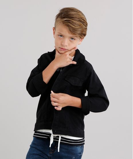 Jaqueta-Infantil-Sarja-com-Bolsos-Preta-9046928-Preto_1