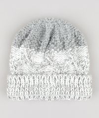 Gorro-Feminino-em-Trico-com-Brilho-Cinza-Mescla-8764888-Cinza_Mescla_1