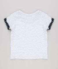 Camiseta-Infantil-com-Bolso-Estampado-Manga-Curta-Gola-Careca-em-Algodao---Sustentavel-Cinza-Mescla-Claro-9132287-Cinza_Mescla_Claro_2