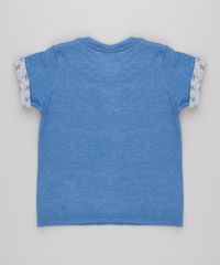 Camiseta-Infantil-com-Bolso-Estampado-de-Avioes-Manga-Curta-Gola-Careca-em-Algodao---Sustentavel-Azul-9132288-Azul_2
