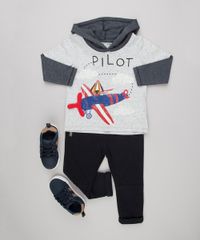 Camiseta-Infantil-com-Estampa-Interativa-Cachorro-com-Aviao-Manga-Longa-com-Capuz-Cinza-Mescla-Claro-9140651-Cinza_Mescla_Claro_3