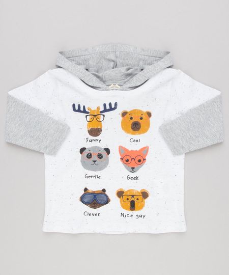 Camiseta-Infantil-com-Estampa-Interativa-de-Bichos-Manga-Longa-com-Capuz-Off-White-9140283-Off_White_1