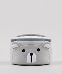 Necessaire-Feminina-Urso-em-Pelucia-Cinza-9117727-Cinza_1