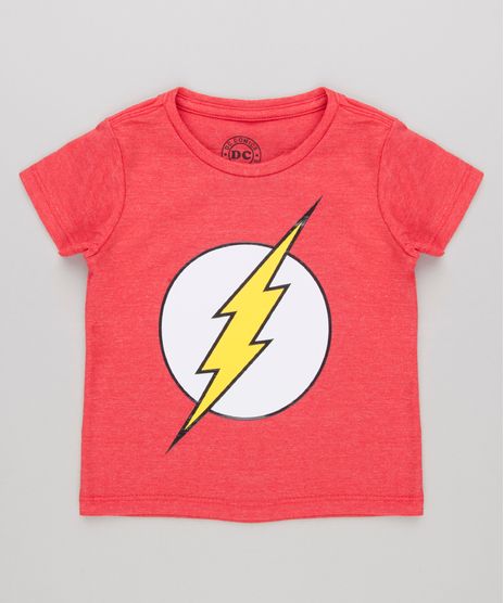 Camiseta-Infantil-The-Flash-Manga-Curta-Gola-Careca-Vermelha-9140229-Vermelho_1