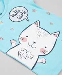 Blusa-Infantil-Gatinho-com-Glitter-Manga-Curta-Decote-Redondo-em-Algodao---Sustentavel-Azul-Claro-9146407-Azul_Claro_4