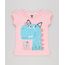 Blusa-Infantil-Dinossauro-com-Glitter-Manga-Curta-Decote-Redondo-em-Algodao---Sustentavel-Rosa-9146400-Rosa_1